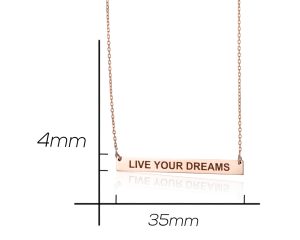 The Way ogrlica - Live Your Dreams - Slika 2