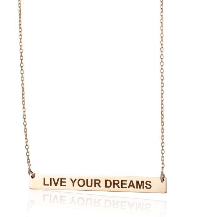 The Way ogrlica - Live Your Dreams