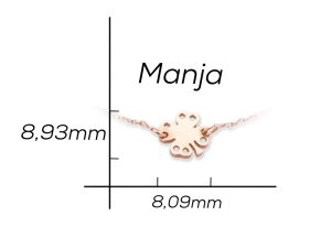The Way zlatna narukvica, detelina - Slika 3