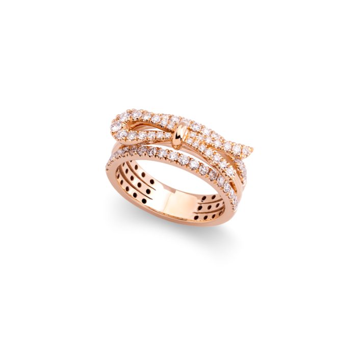 Glamurozan prsten sa 0,94ct dijamantima