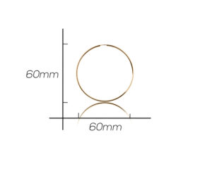 Zlatne alke, 6cm - Slika 3