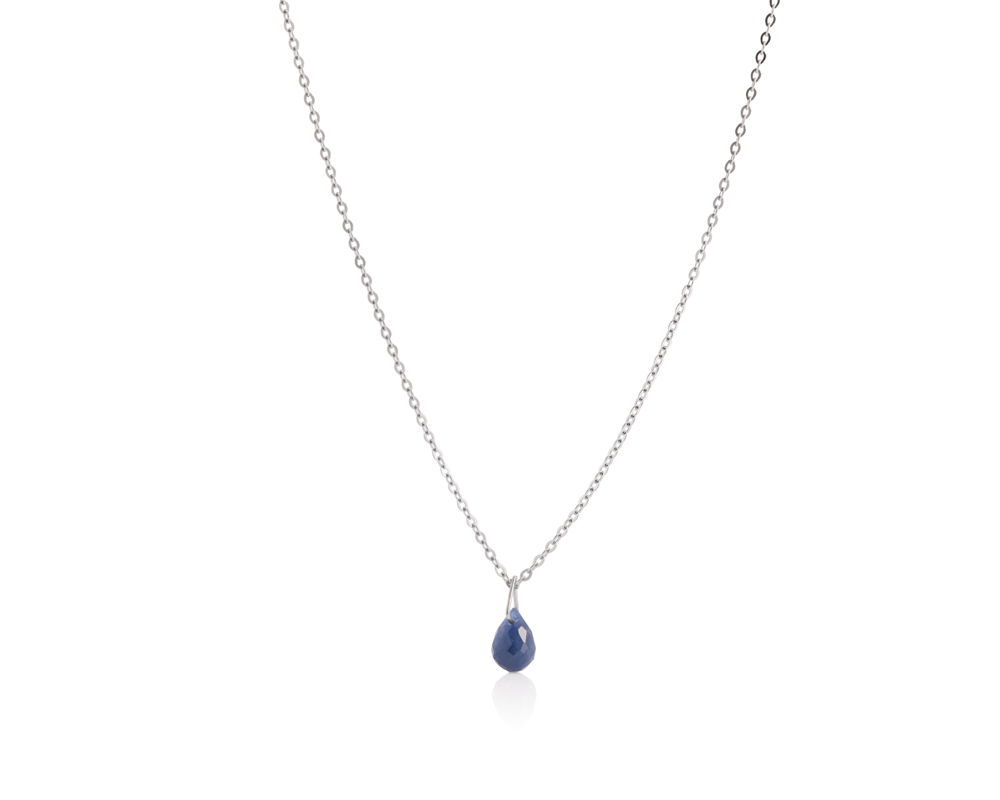 Ogrlica sa plavim safirom, birthstone za septembar - Slika 2