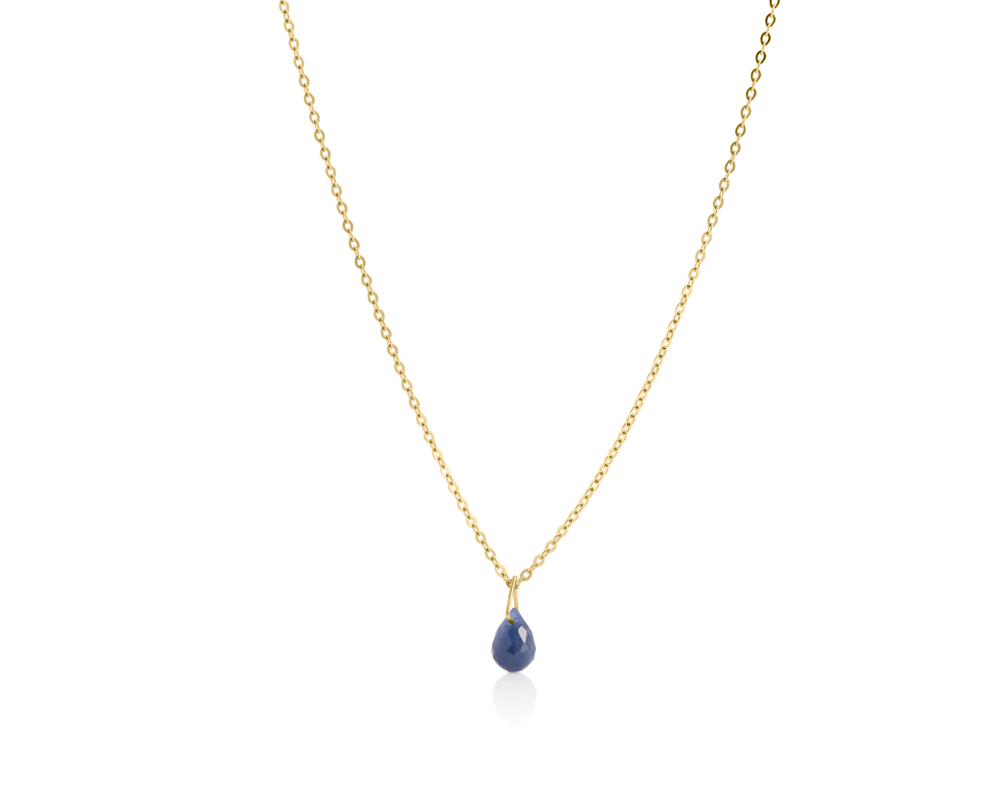 Ogrlica sa plavim safirom, birthstone za septembar - Slika 3