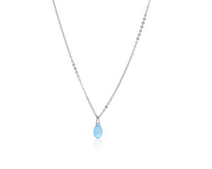 Ogrlica sa akvamarinom, birthstone za mart - Slika 2