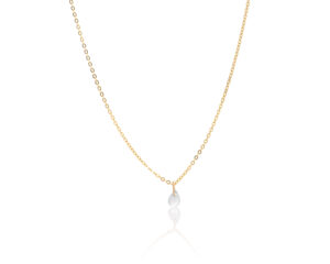 Ogrlica sa belim topazom, birthstone za april - Slika 2
