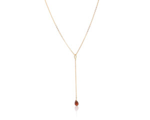 Viseća ogrlica sa granatom, birthstone za januar - Slika 3