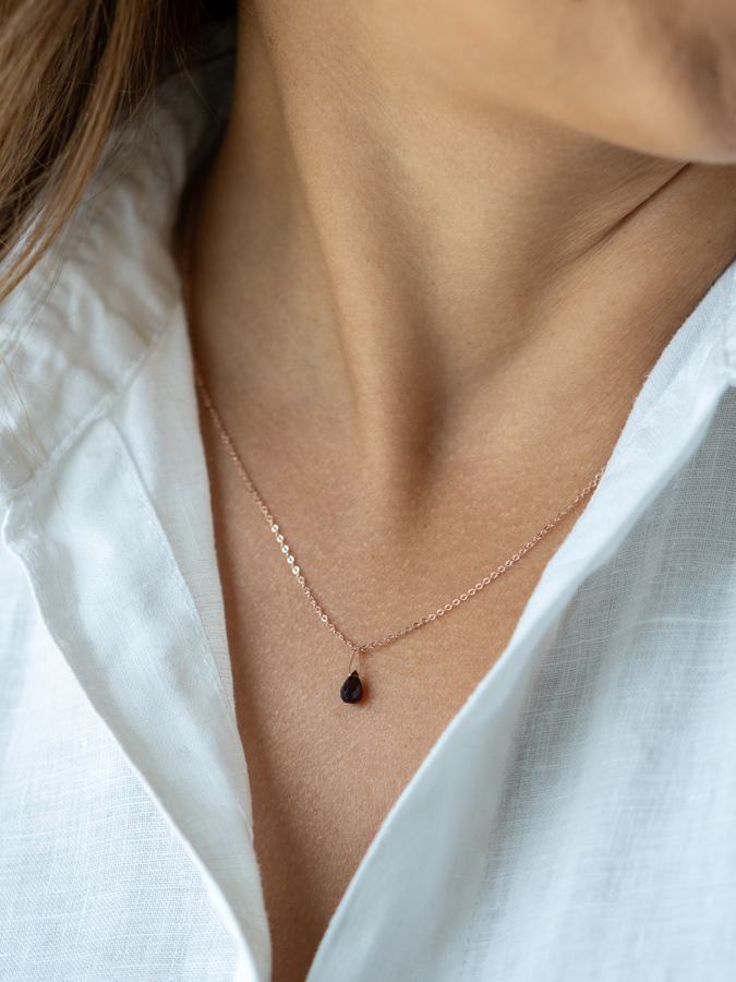 Ogrlica sa granatom, birthstone za januar - Slika 4