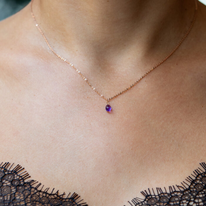 Ogrlica sa ametistom, birthstone za februar