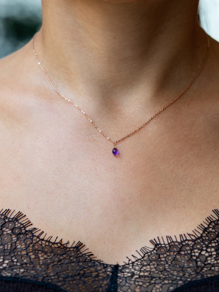 Ogrlica sa ametistom, birthstone za februar