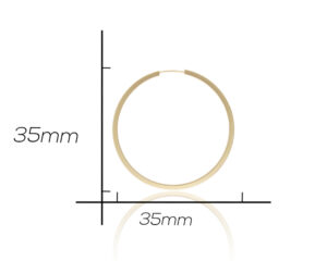 Alka minđuše - 3cm i 3,5cm - Slika 4
