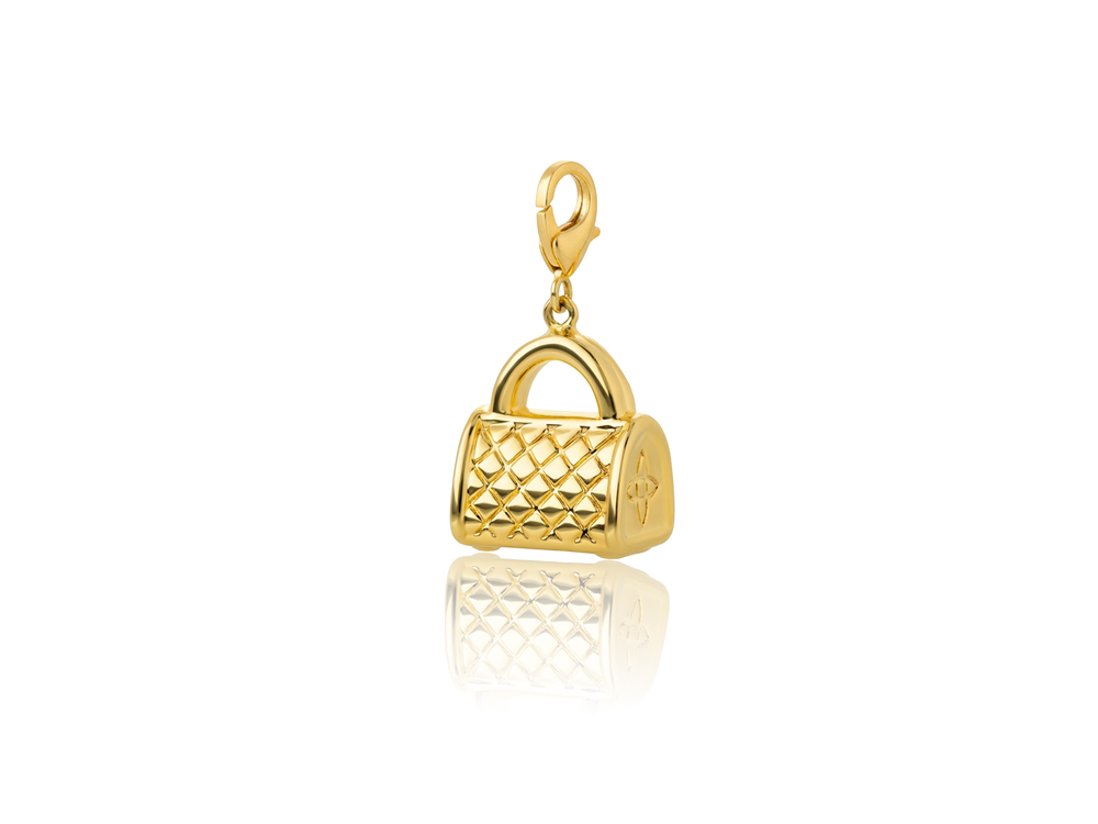 Aqua Charms – Zlatni privezak "Torbica" - Slika 2