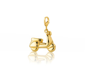 Aqua Charms – Zlatni privezak "Vespa" - Slika 2