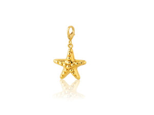 Aqua Charms – Zlatni privezak "Morska zvezda" - Slika 2