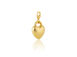 Aqua Charms – Zlatni privezak "Srce" - Slika 2