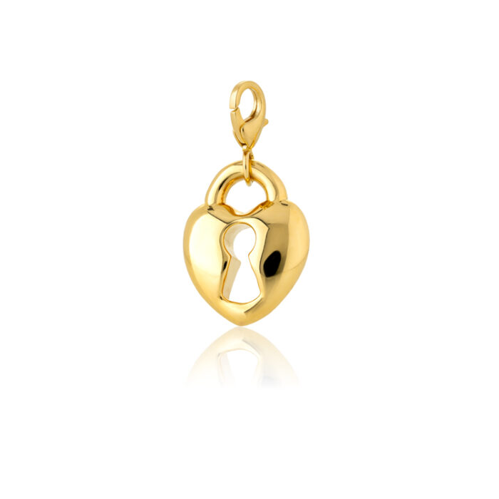 Aqua Charms – Zlatni privezak "Ključ ljubavi"