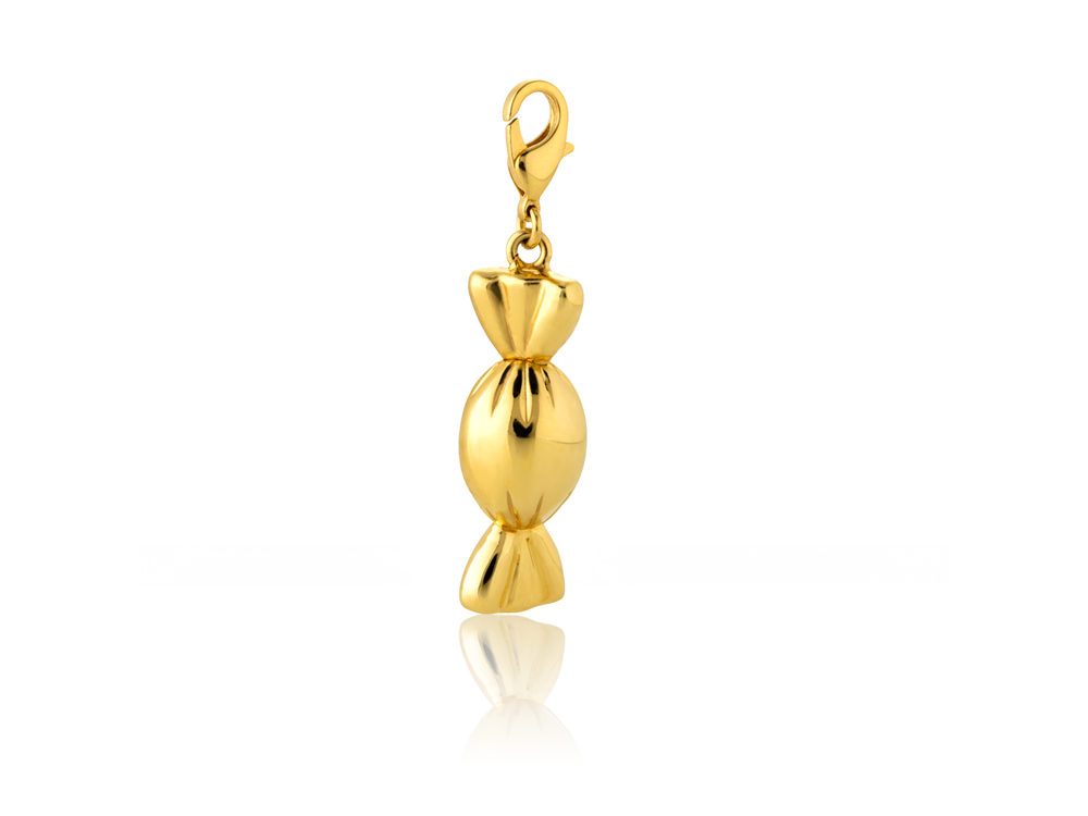 Aqua Charms – Zlatni privezak "Bombona" - Slika 2