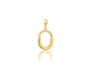 Aqua Charms – Zlatni privezak "Kopča" - Slika 2