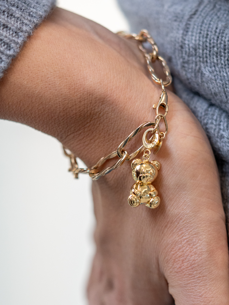 Aqua Charms – Zlatni privezak "Meda" - Slika 2